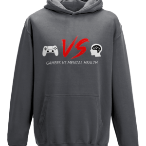 Gamers Vs Mental Health Large Logo Hoodie