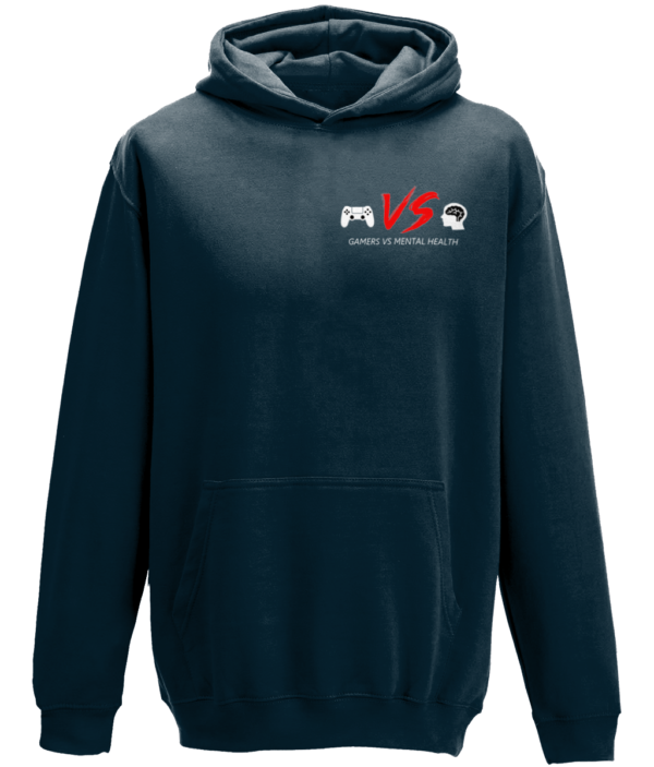 Gamers Vs Mental Health Logo Hoodie - Image 2