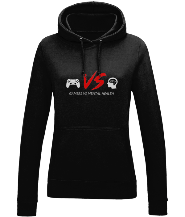 Gamers Vs Mental Health Large Logo Womens Hoodie