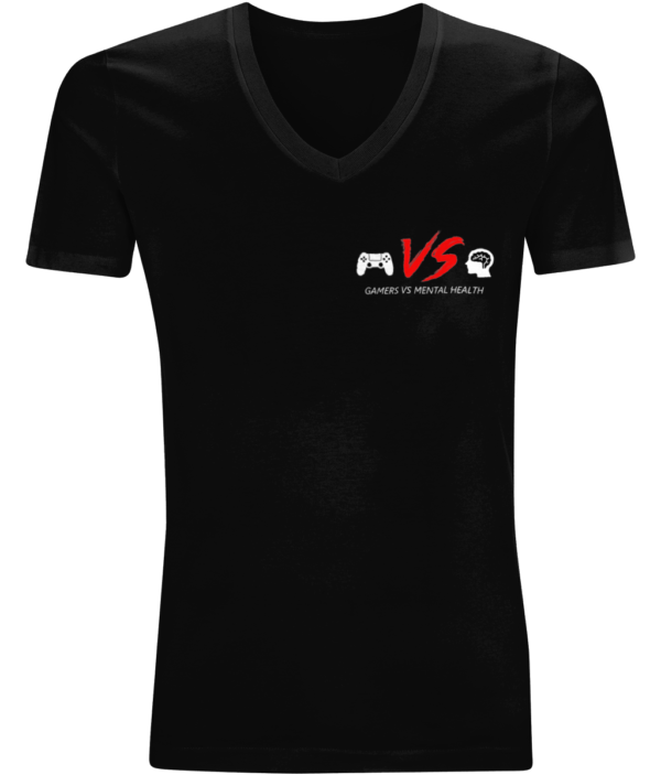 Gamers Vs Mental Health Mens T-Shirt V-Neck