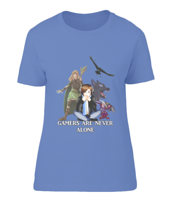 Gamers Are Never Alone Womens Tshirt - Image 5