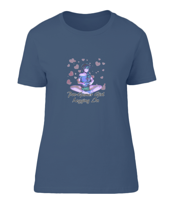 Womens Gamer Girl Logging In T-Shirt