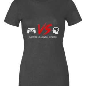 Bella Womens Gamers Vs Mental Health T-Shirt